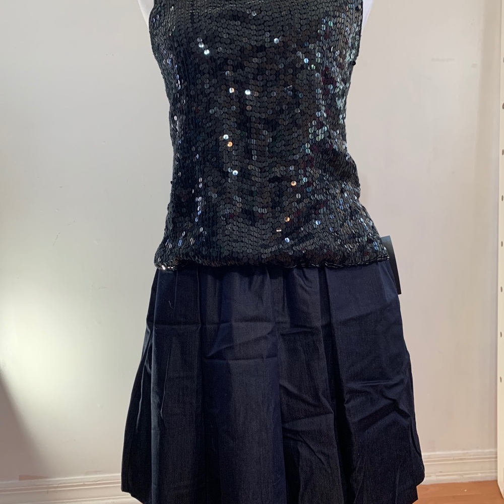 Effecí Black Sequin Sleeveless Top - Picture 4 of 4